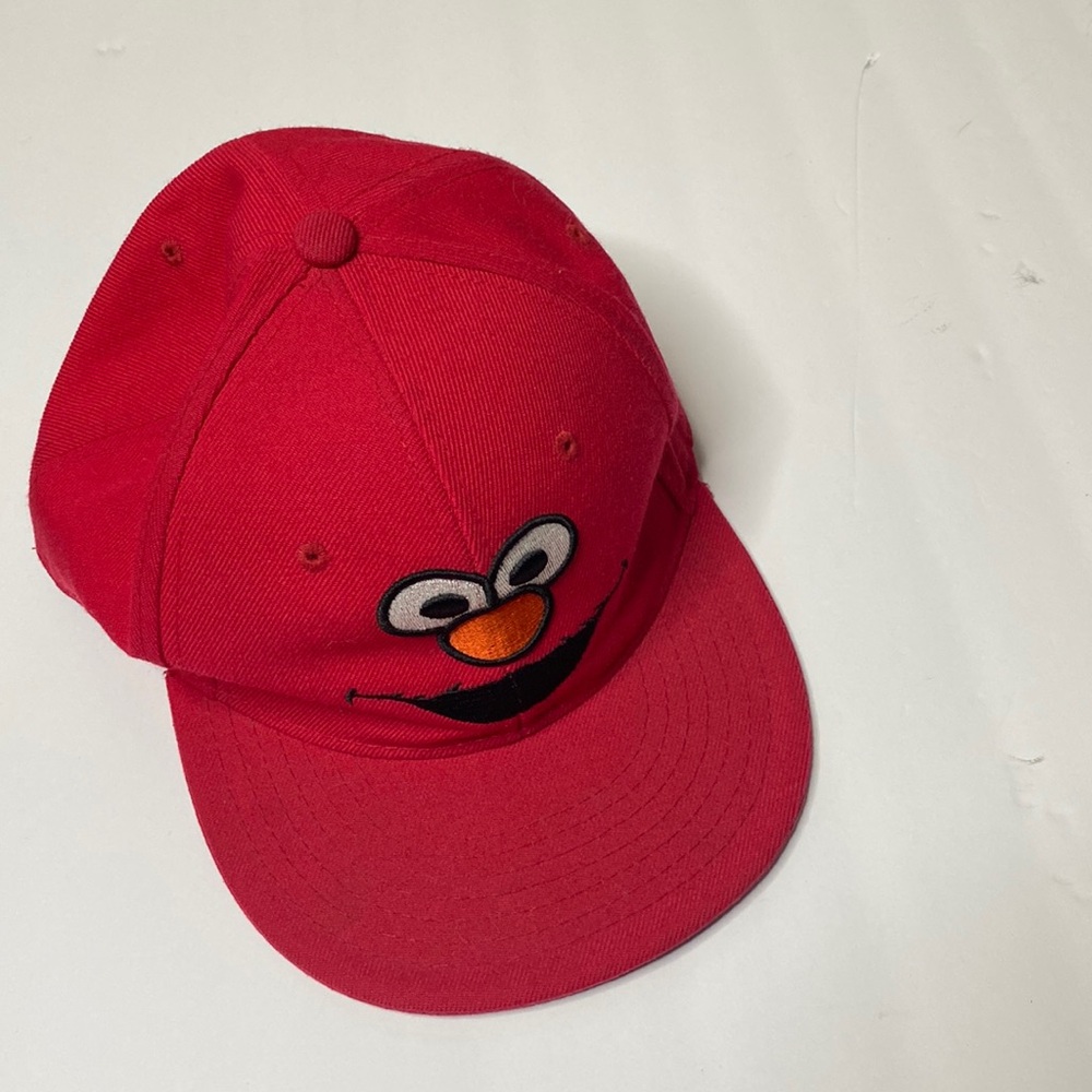 Red Embroidered Character Baseball Cap - Unbranded